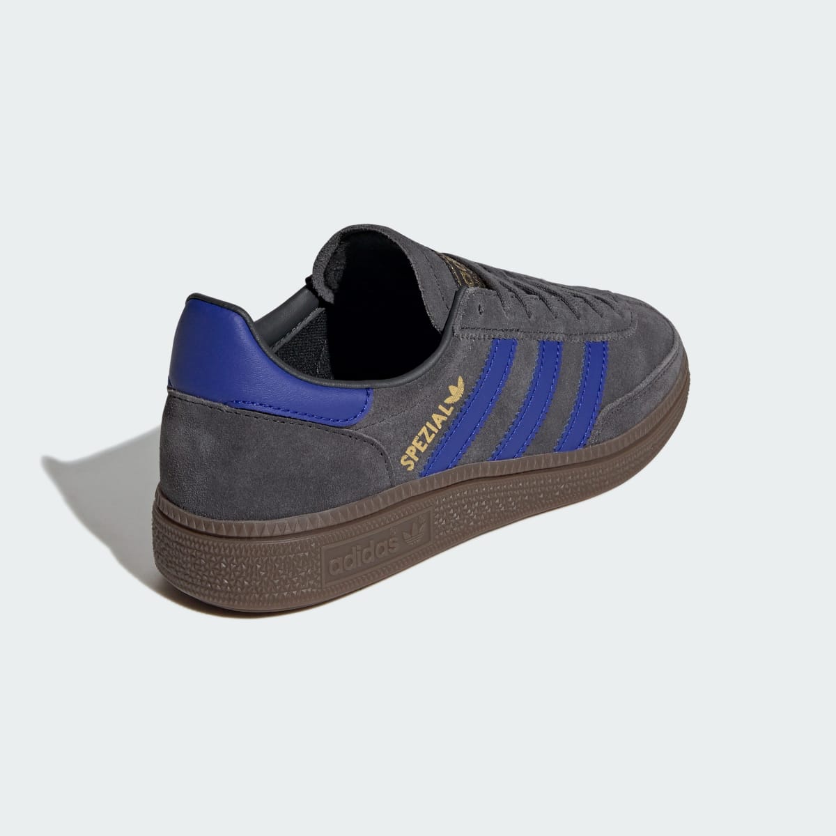Overkicks - Adidas Handball Spezial Carbon Lucid Blue Gum (JP9553) - vista superior