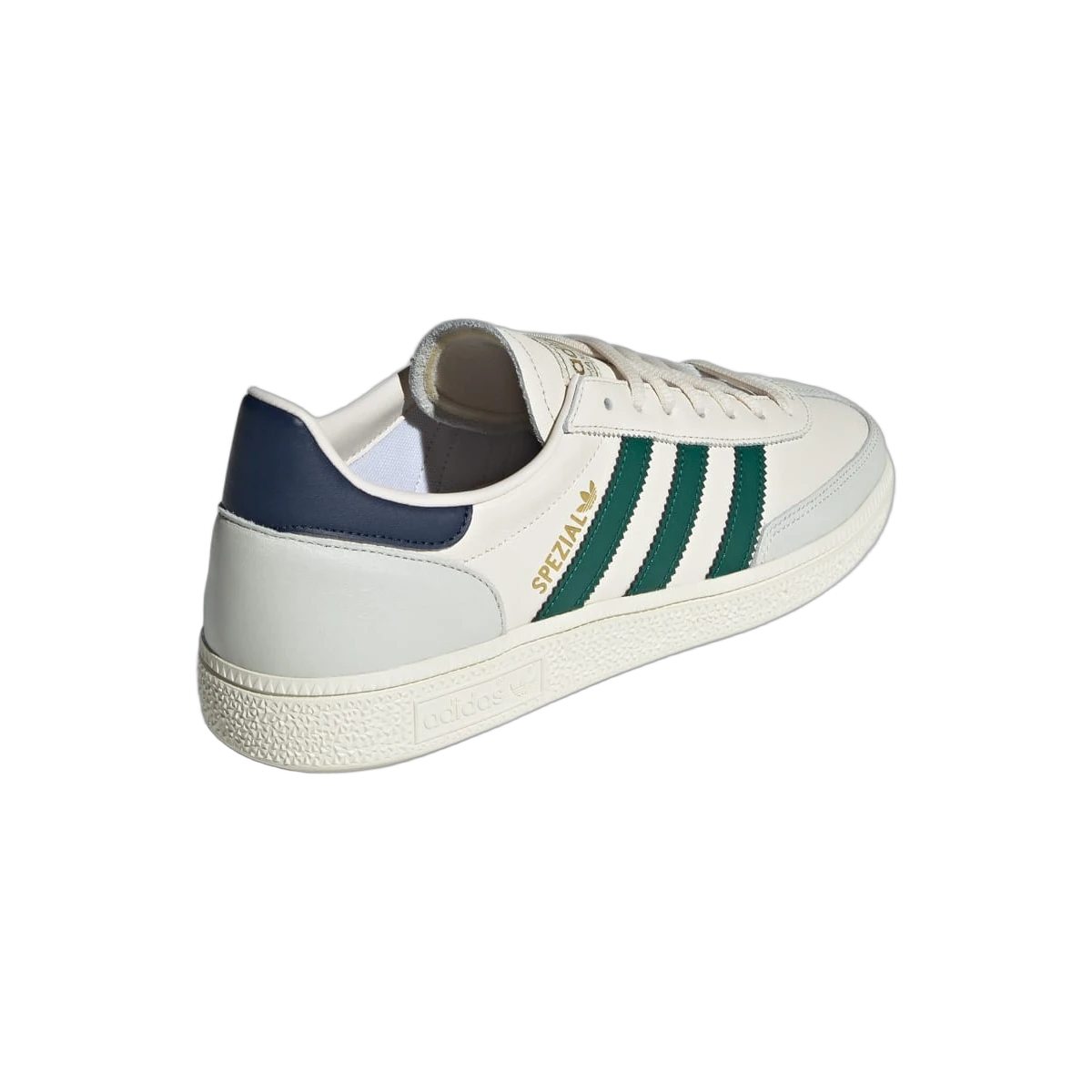 Overkicks - Adidas Handball Spezial Chalk White Collegiate Green Night Indigo (JH5451) - vista superior