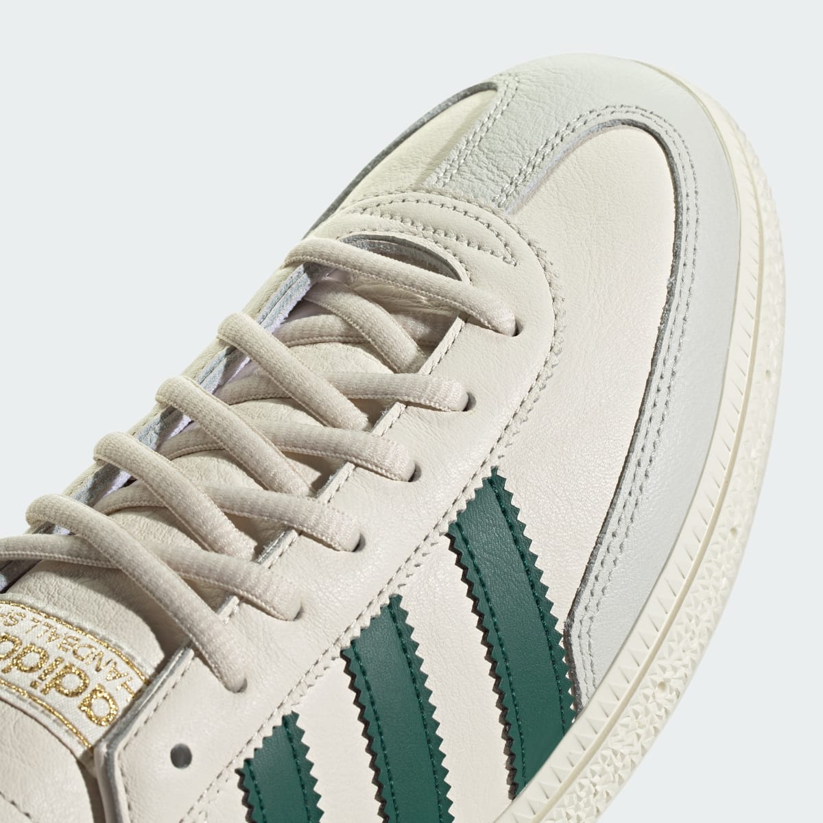 Overkicks - Adidas Handball Spezial Chalk White Collegiate Green Night Indigo (JH5451) - detalle