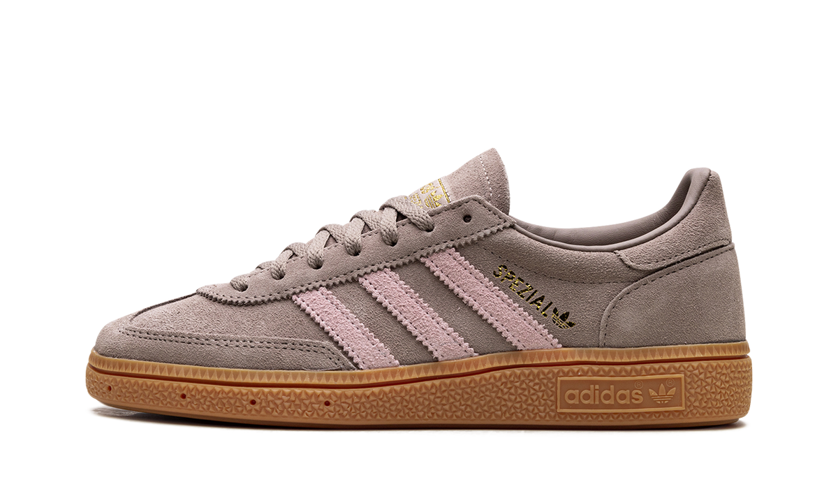Overkicks - Adidas Handball Spezial Chalky Brown Clear Pink (JR3082) - vista lateral