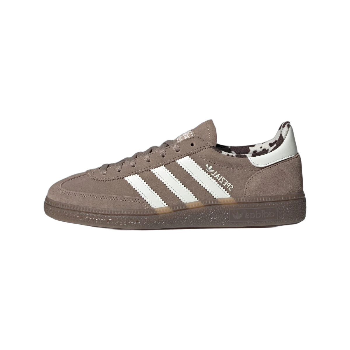 Overkicks - Adidas Handball Spezial Chalky Brown Cow Print (JR5007) - vista lateral