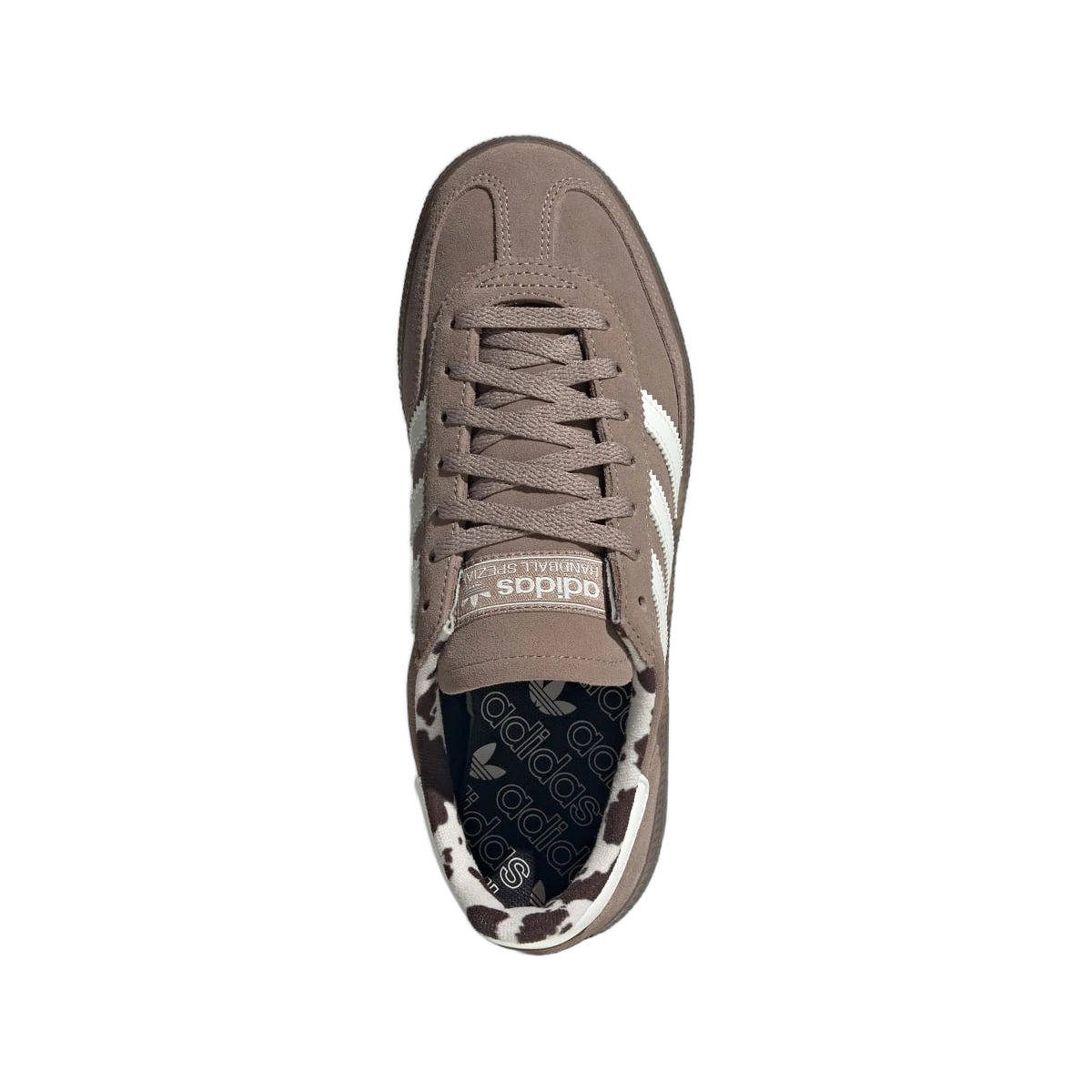 Overkicks - Adidas Handball Spezial Chalky Brown Cow Print (JR5007) - vista trasera