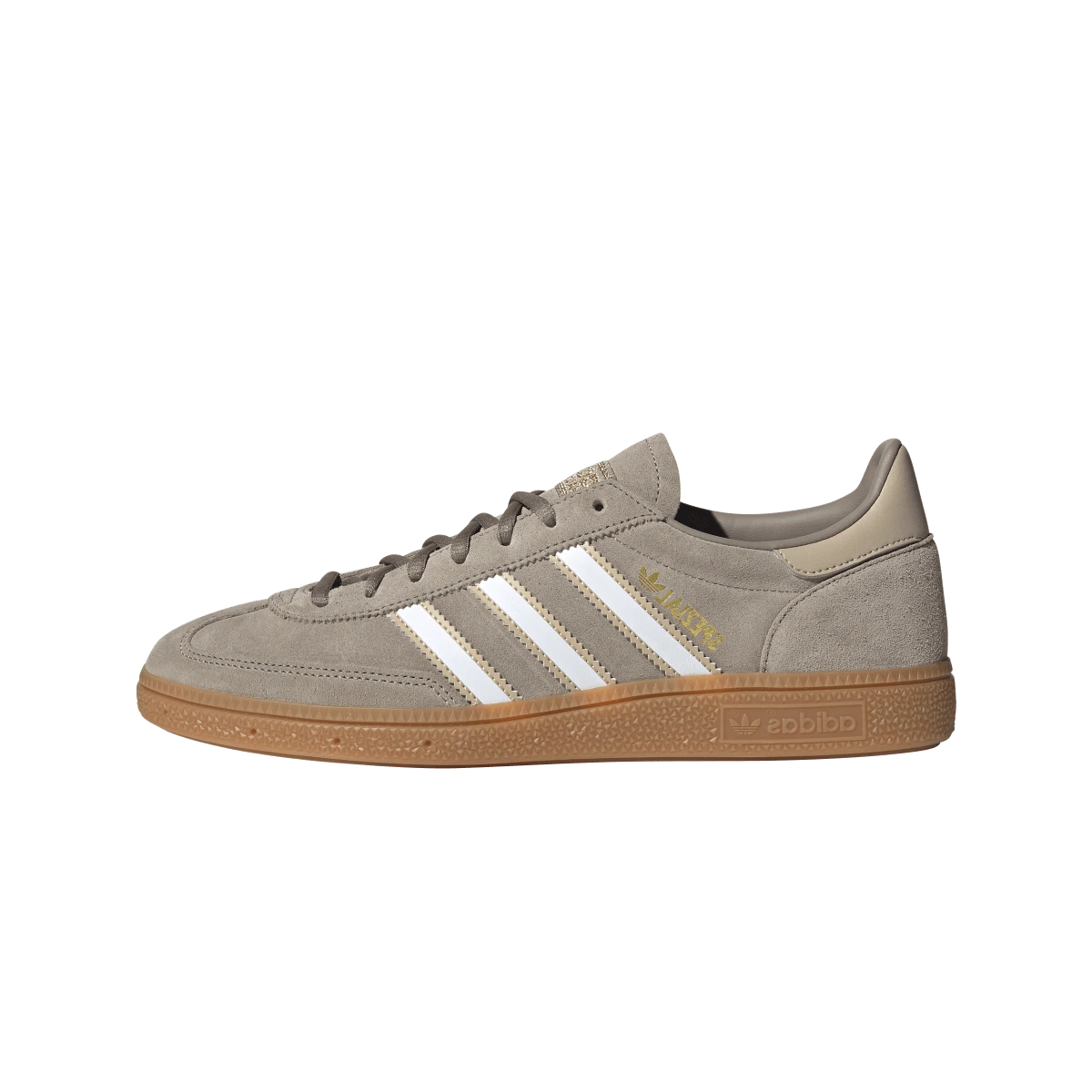 Overkicks - Adidas Handball Spezial Chalky Brown White Magic Beige (JH5443) - vista lateral
