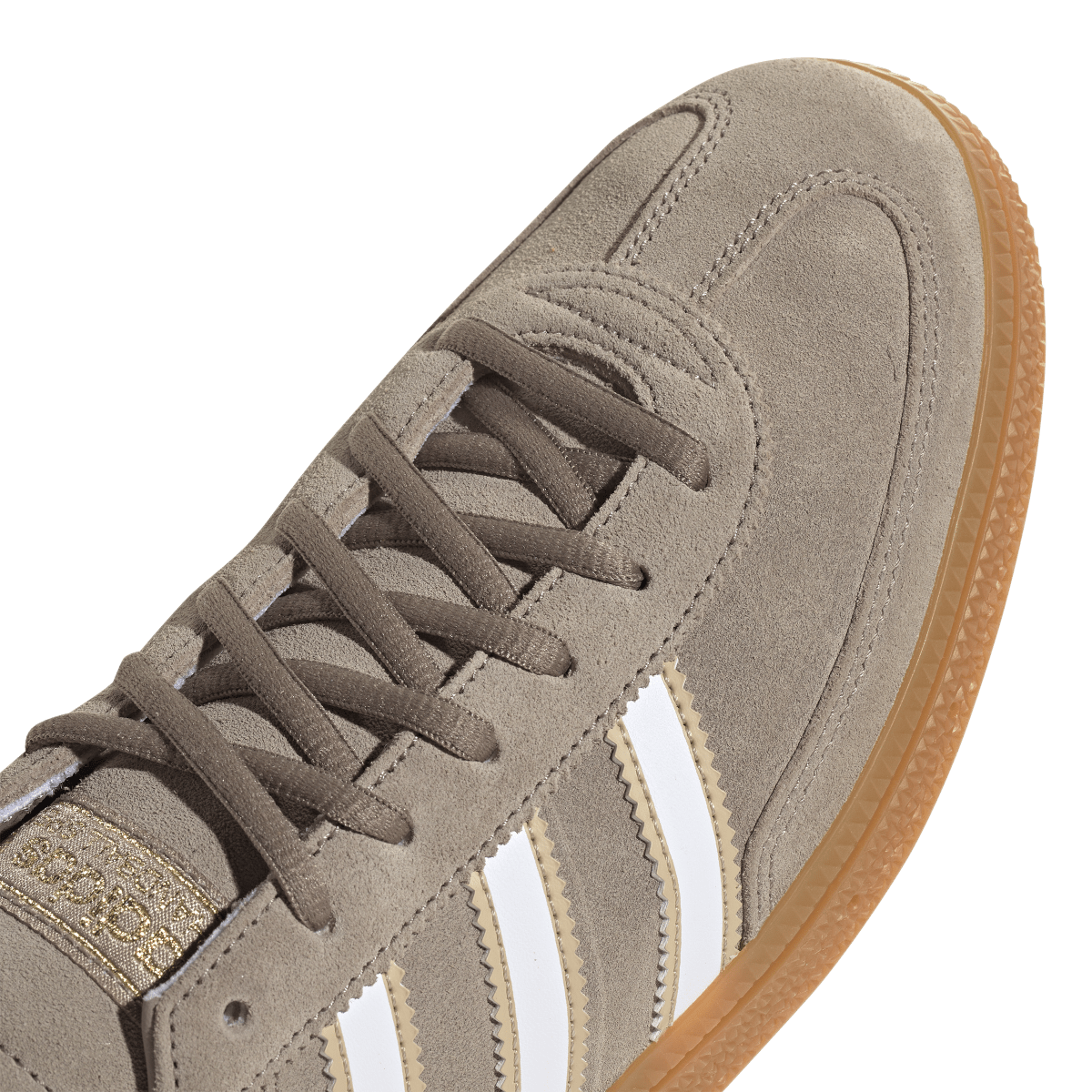 Overkicks - Adidas Handball Spezial Chalky Brown White Magic Beige (JH5443) - detalle lateral interior