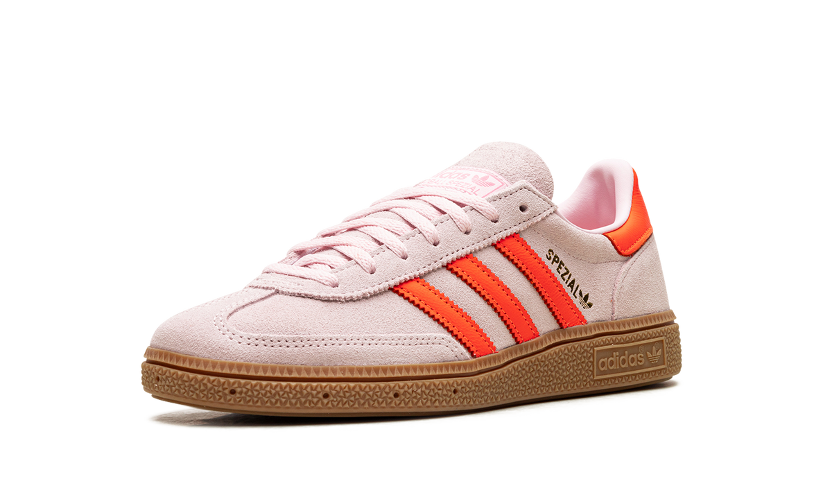 Overkicks - Adidas Handball Spezial Clear Pink Solar Orange (JS0250) - detalle suela