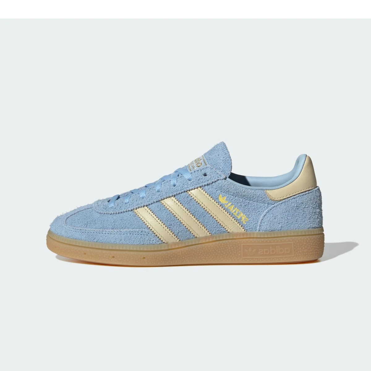 Overkicks - Adidas Handball Spezial Clear Sky Warm Vanilla (KK0930) - vista lateral