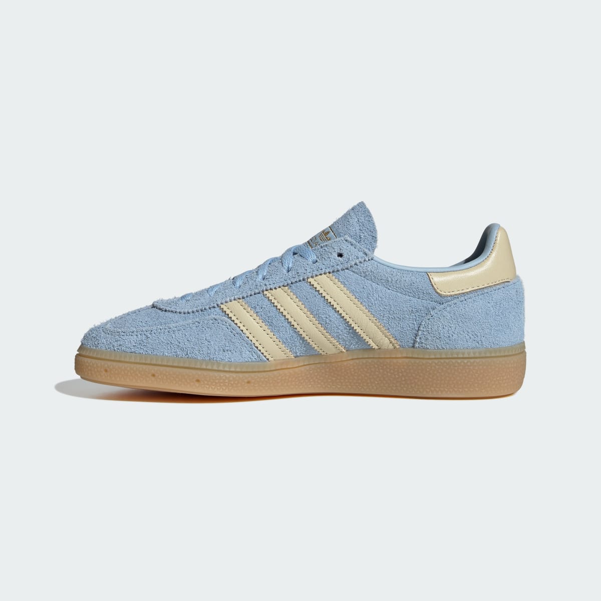 Overkicks - Adidas Handball Spezial Clear Sky Warm Vanilla (KK0930) - detalle talón