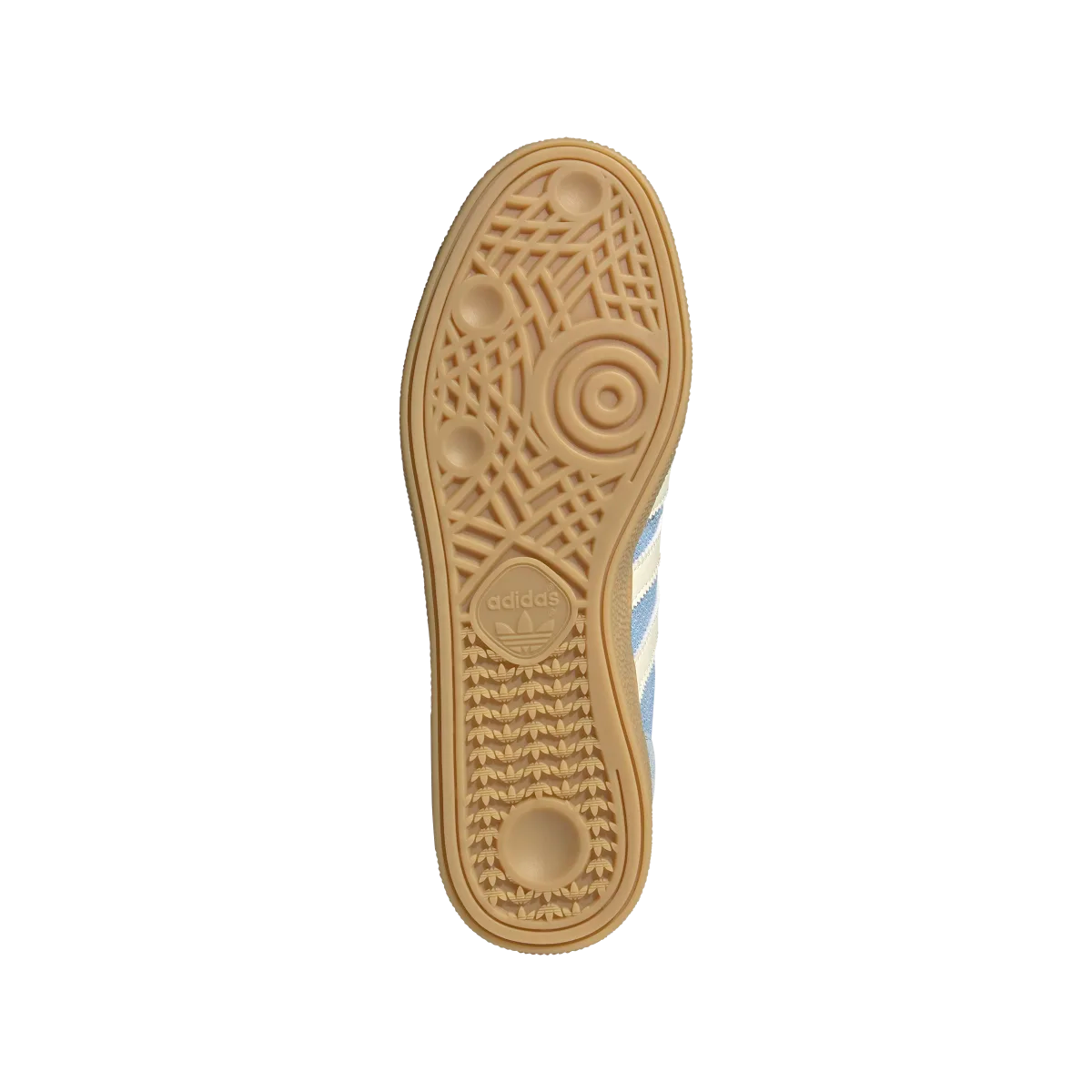 Overkicks - Adidas Handball Spezial Clear Sky White Warm Sandstone (JS3866) - detalle suela