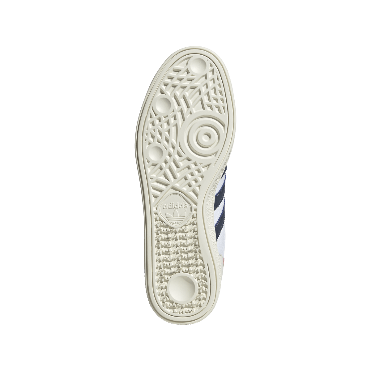 Overkicks - Adidas Handball Spezial Cloud White Arctic Night (JH5450) - detalle suela