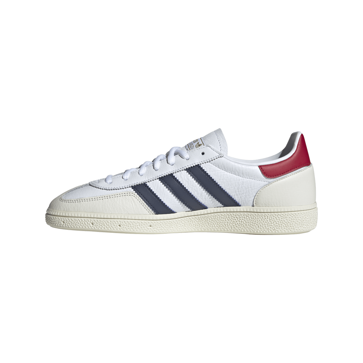 Overkicks - Adidas Handball Spezial Cloud White Arctic Night (JH5450) - detalle talón