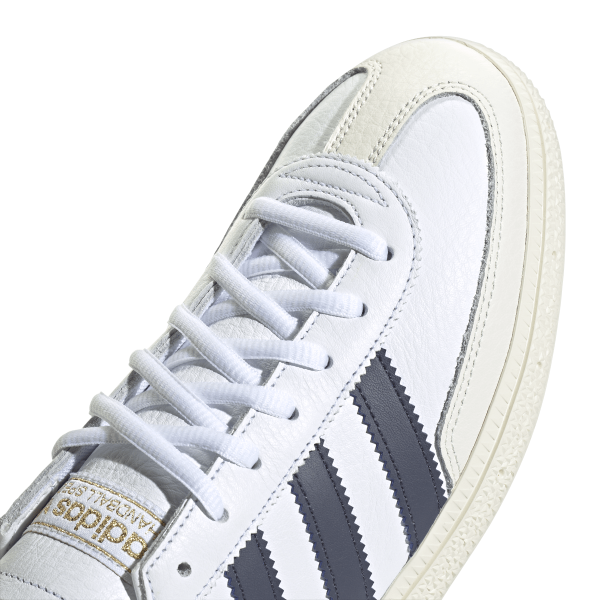 Overkicks - Adidas Handball Spezial Cloud White Arctic Night (JH5450) - detalle lateral interior