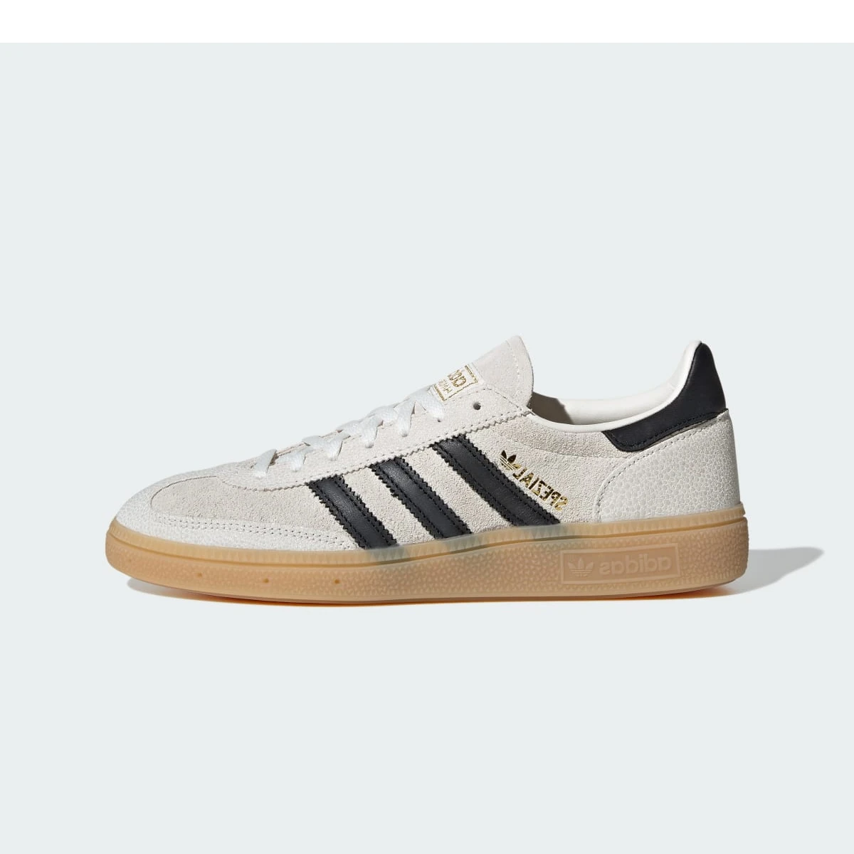 Overkicks - Adidas Handball Spezial Cloud White Black (KI2177) - vista lateral