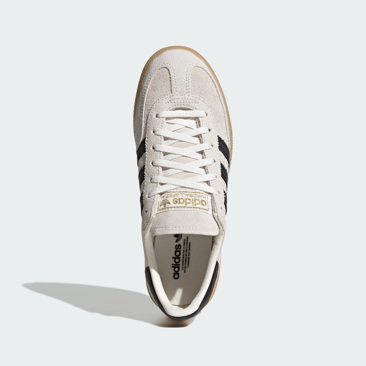 Overkicks - Adidas Handball Spezial Cloud White Black (KI2177) - detalle suela