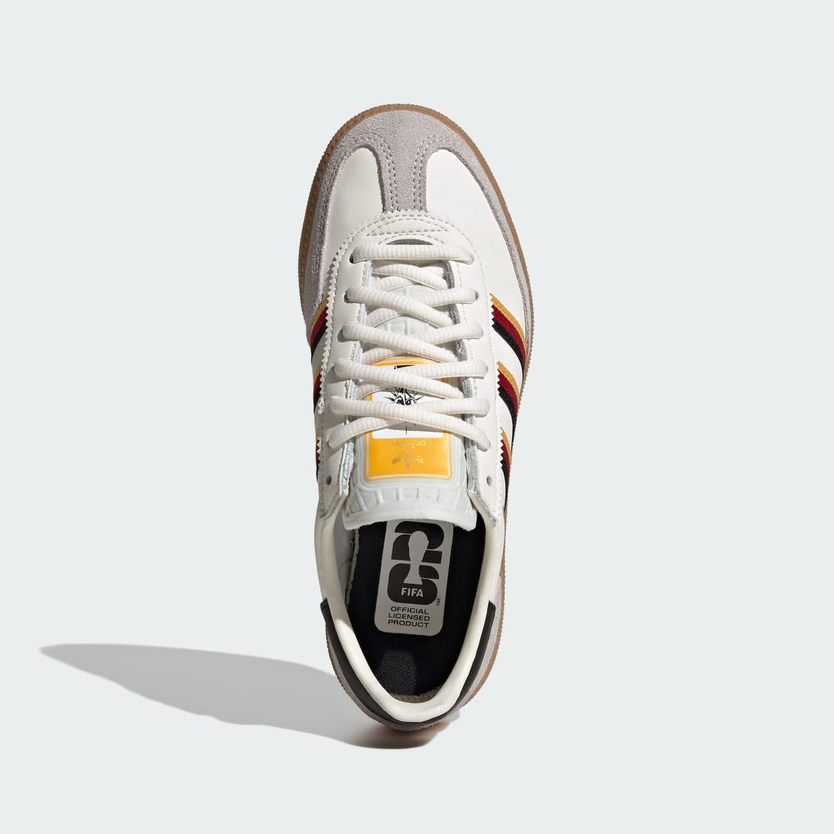 Overkicks - Adidas Handball Spezial Cloud White Crew Yellow (HP3711) - par completo