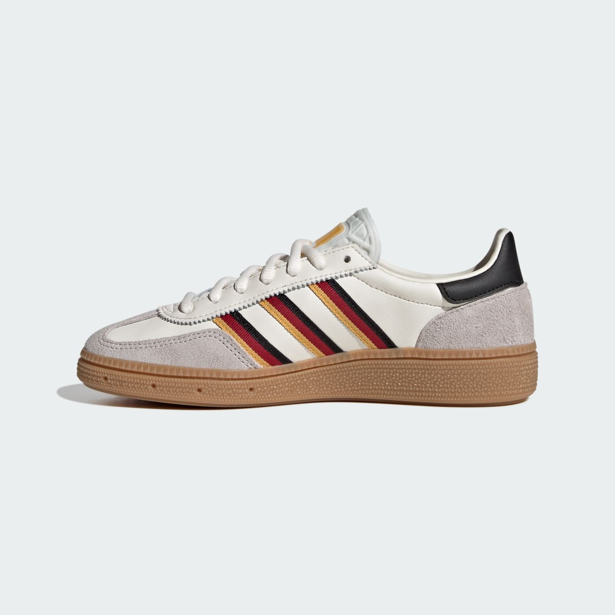Overkicks - Adidas Handball Spezial Cloud White Crew Yellow (HP3711) - detalle talón