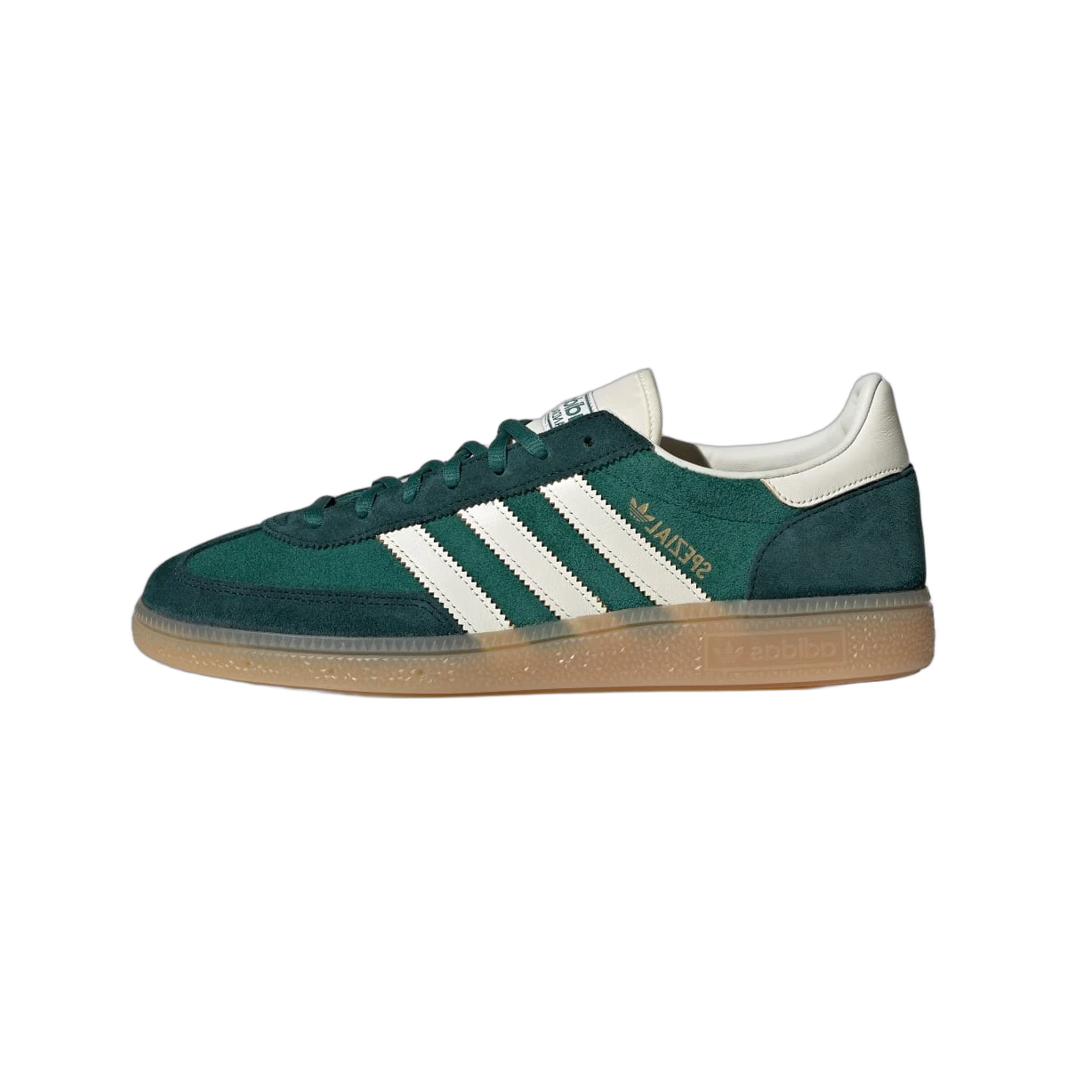 Overkicks - Adidas Handball Spezial Collegiate Green Aurora Ivy (IH6589) - vista lateral