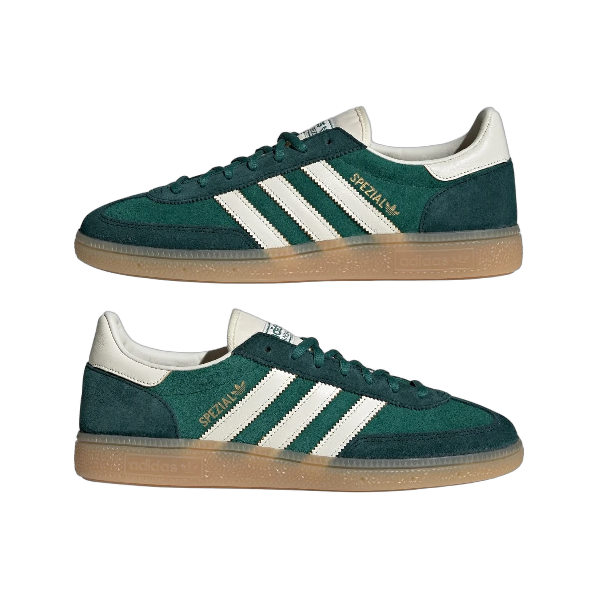 Overkicks - Adidas Handball Spezial Collegiate Green Aurora Ivy (IH6589) - detalle lateral interior