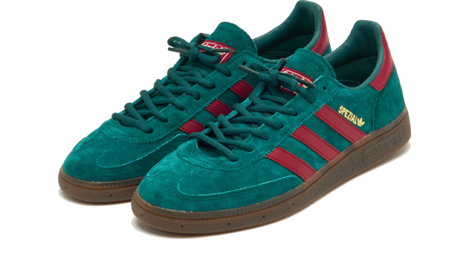 Overkicks - Adidas Handball Spezial Collegiate Green Burgundy (GX6989) - vista trasera