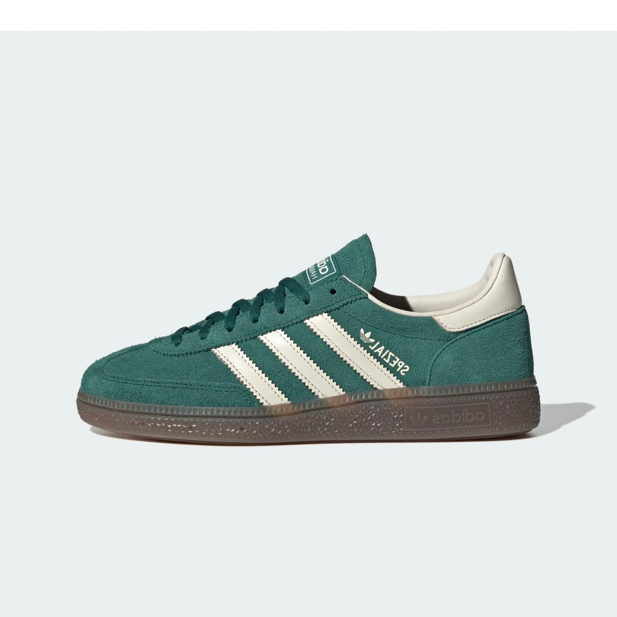 Overkicks - Adidas Handball Spezial Collegiate Green Cream White (IH1509) - vista lateral