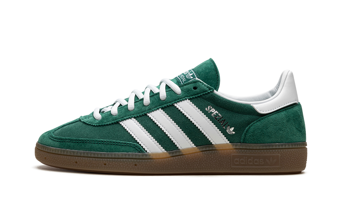 Overkicks - Adidas Handball Spezial Collegiate Green Gum (IF8913) - vista lateral