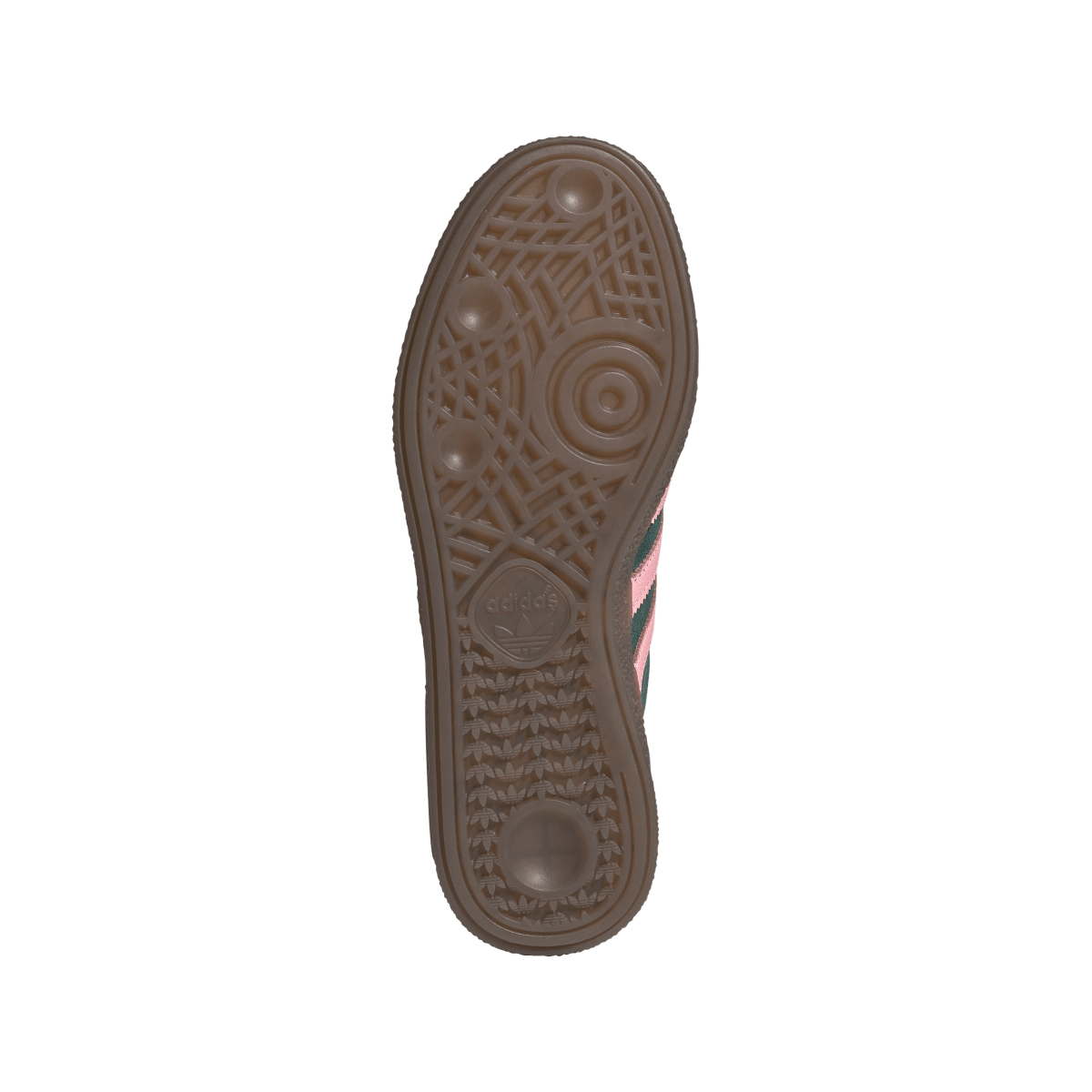 Overkicks - Adidas Handball Spezial Collegiate Green Pink Spark (IH1496) - detalle suela