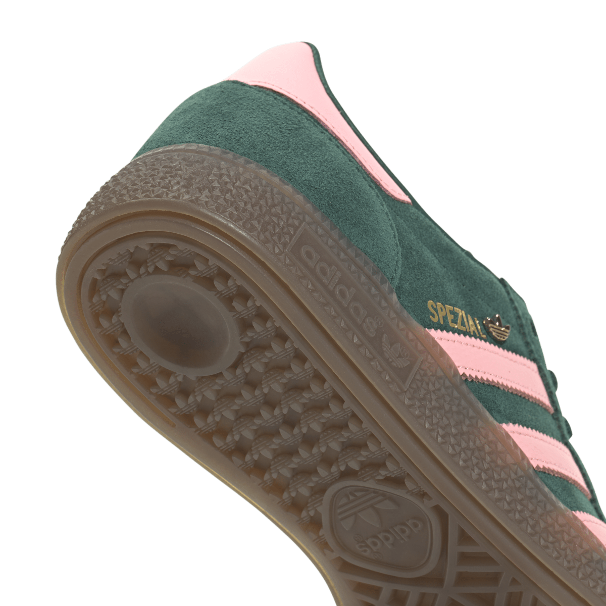 Overkicks - Adidas Handball Spezial Collegiate Green Pink Spark (IH1496) - detalle