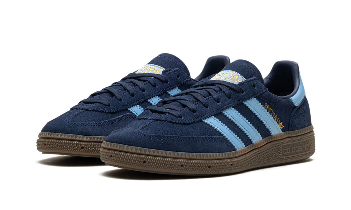 Overkicks - Adidas Handball Spezial Collegiate Navy Clear Sky Gum (IH8011) - vista trasera