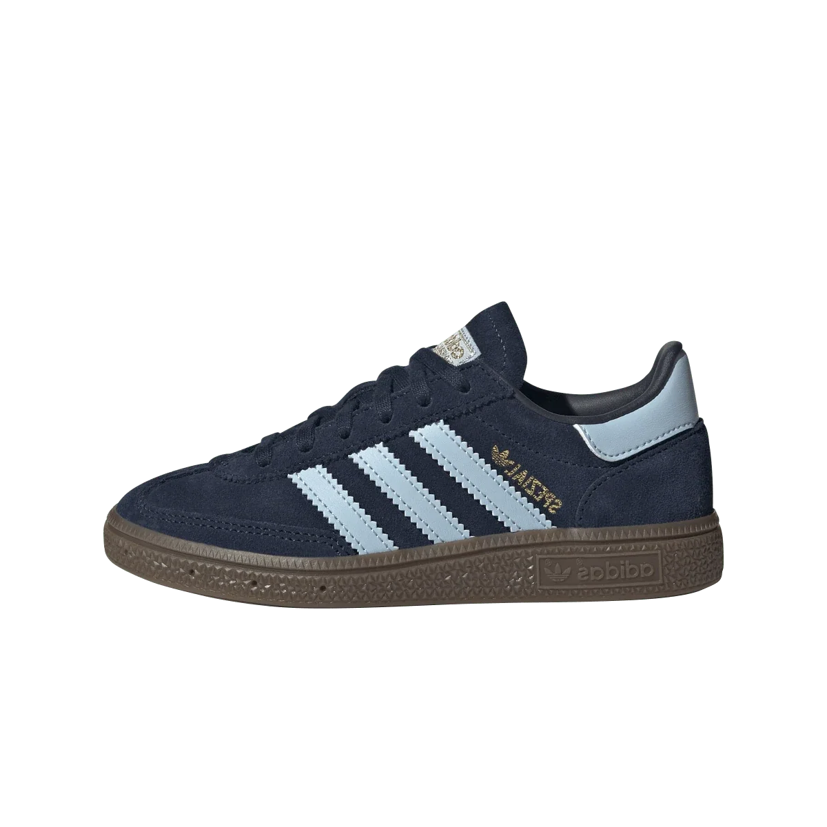 Overkicks - Adidas Handball Spezial Collegiate Navy Clear Sky (PS) (JI2895) - vista lateral