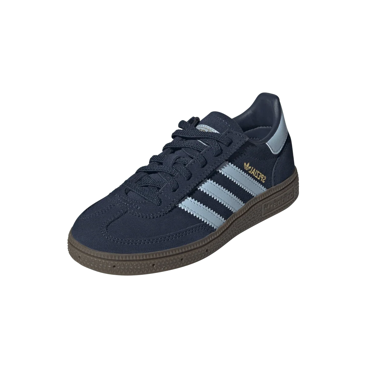 Overkicks - Adidas Handball Spezial Comfort Closure Collegiate Navy Clear Sky Gum (PS) (JQ6380) - imagen 2