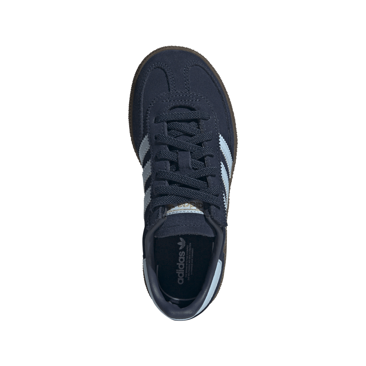Overkicks - Adidas Handball Spezial Comfort Closure Collegiate Navy Clear Sky Gum (PS) (JQ6380) - imagen 3