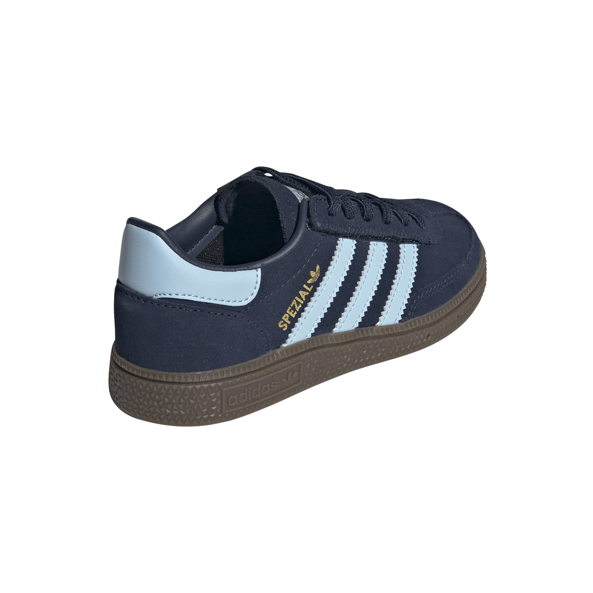 Overkicks - Adidas Handball Spezial Comfort Closure Collegiate Navy Clear Sky Gum (PS) (JQ6380) - imagen 5