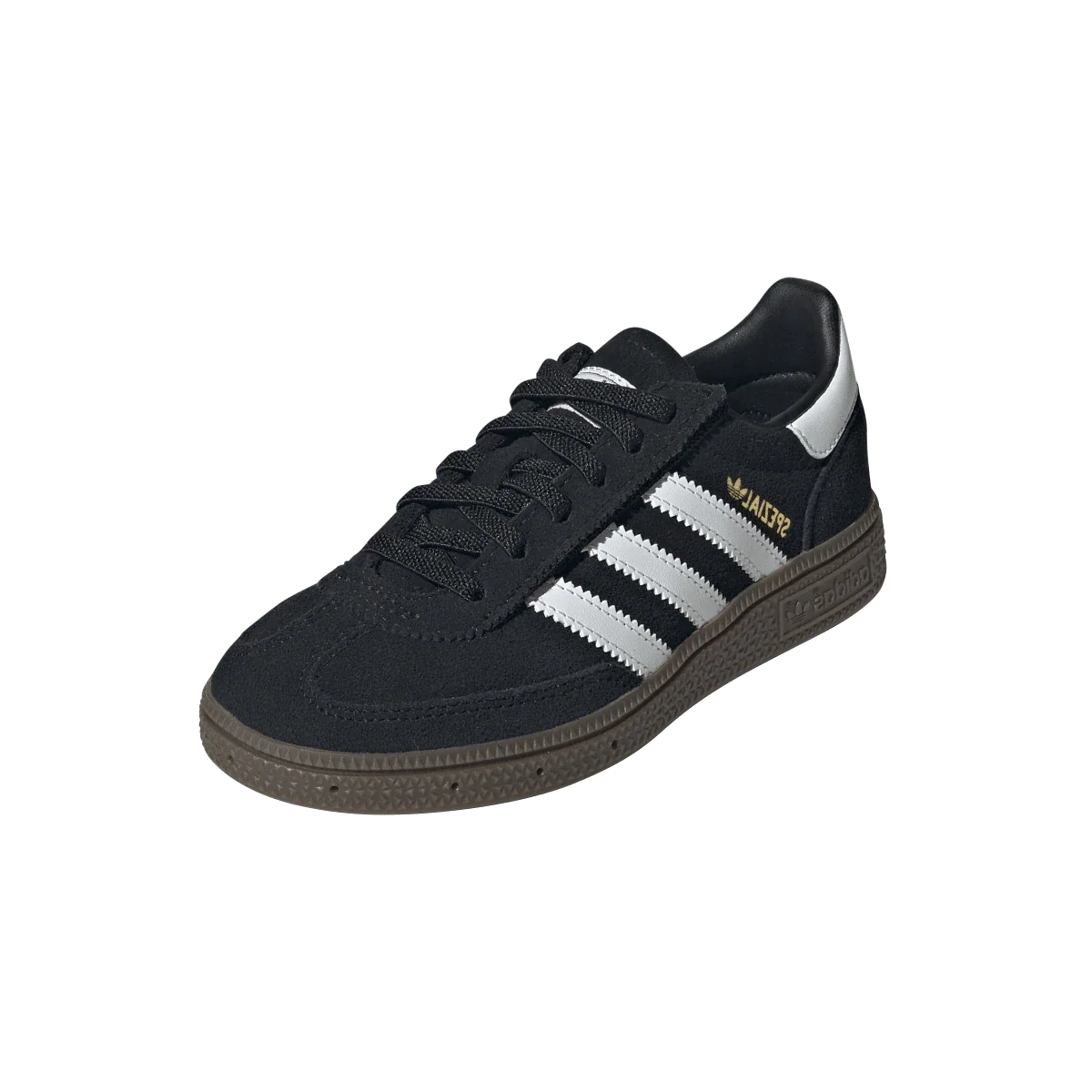 Overkicks - Adidas Handball Spezial Comfort Closure Core Black Cloud White Gum (PS) (JQ6382) - imagen 2