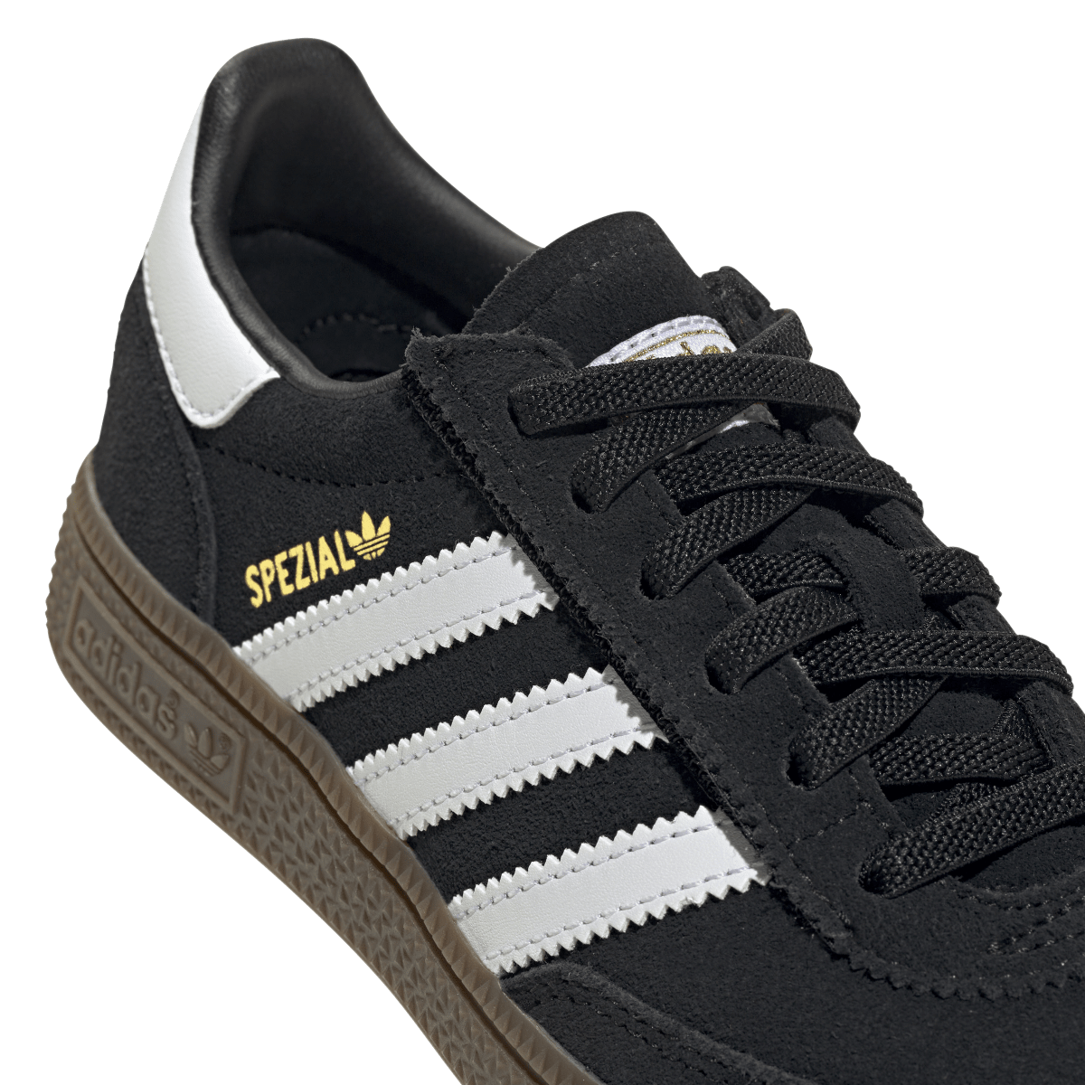 Overkicks - Adidas Handball Spezial Comfort Closure Core Black Cloud White Gum (PS) (JQ6382) - imagen 8