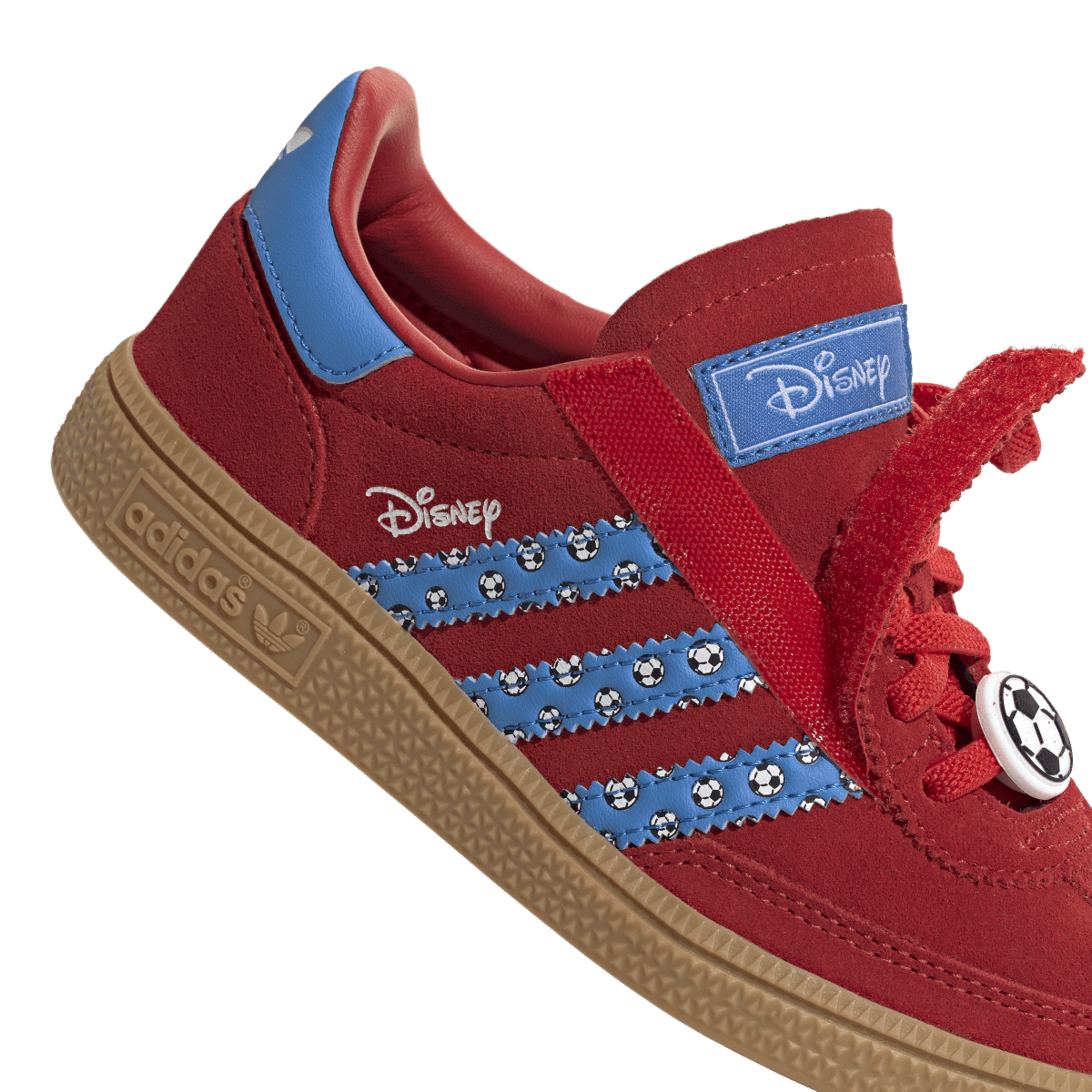 Overkicks - Adidas Handball Spezial Comfort Closure Disney Goofy Soccer Red Lucid Ray Blue (PS) (IH1742) - imagen 10