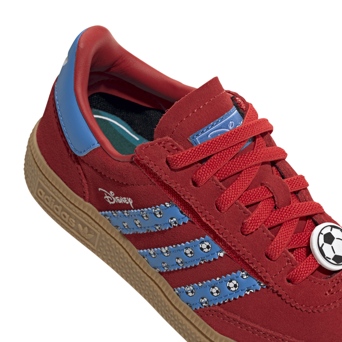Overkicks - Adidas Handball Spezial Comfort Closure Disney Goofy Soccer Red Lucid Ray Blue (PS) (IH1742) - imagen 9