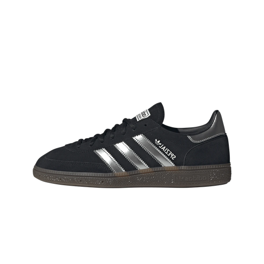 Overkicks - Adidas Handball Spezial Core Black Silver Metallic (JP5356) - vista lateral