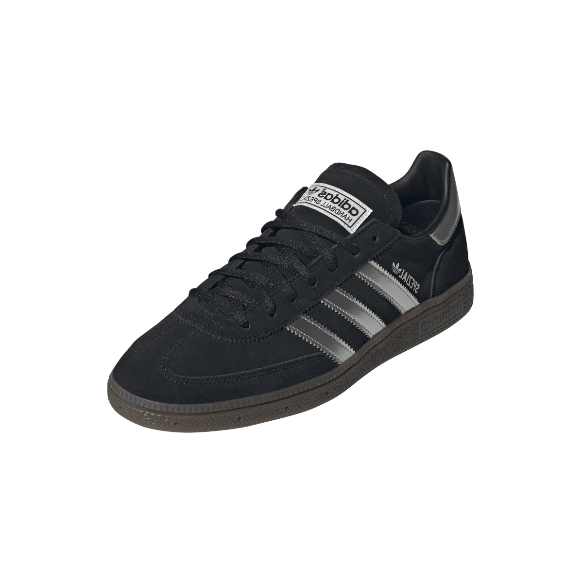 Overkicks - Adidas Handball Spezial Core Black Silver Metallic (JP5356) - vista trasera