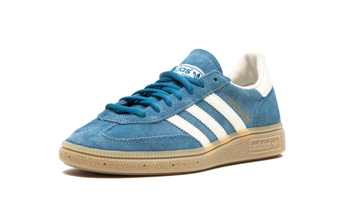 Overkicks - Adidas Handball Spezial Core Blue Cream White Gum (IG6194) - detalle suela