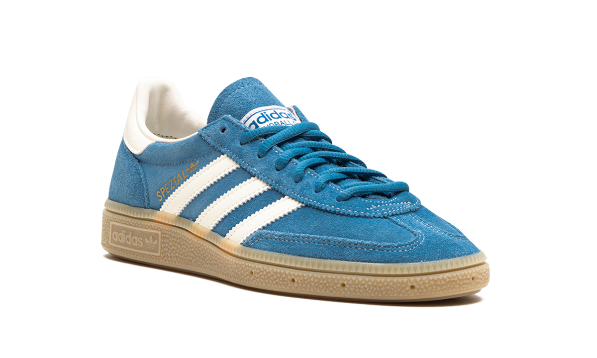 Overkicks - Adidas Handball Spezial Core Blue Cream White Gum (IG6194) - detalle lateral interior