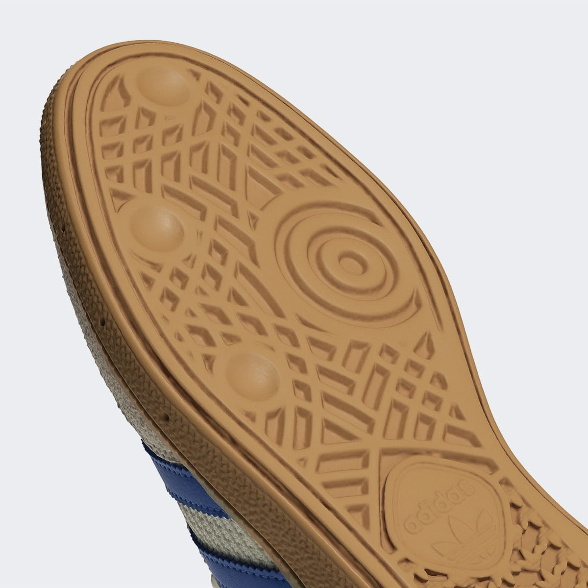 Overkicks - Adidas Handball Spezial Cream White Blue Warm Sandstone (JS3865) - detalle