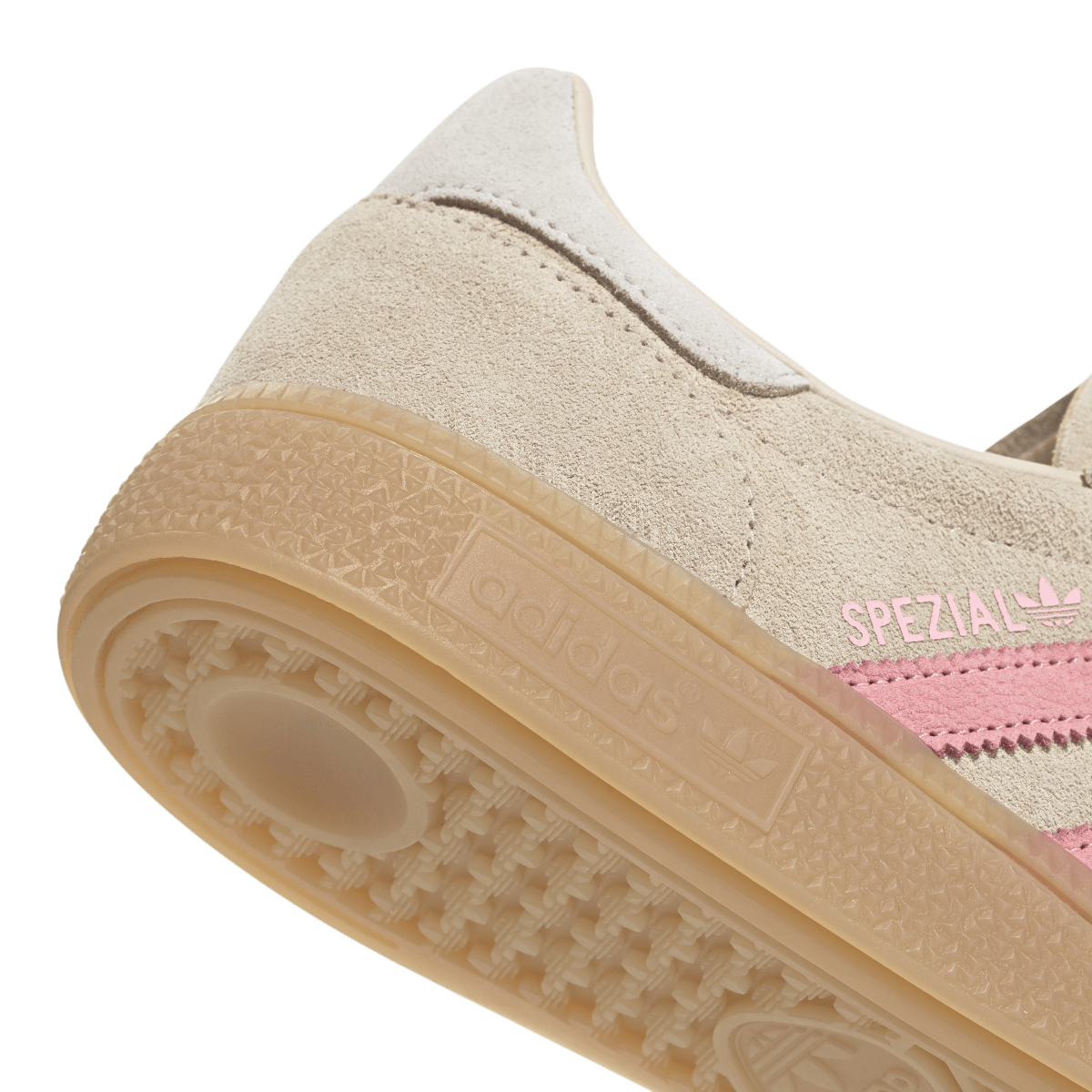 Overkicks - Adidas Handball Spezial Crystal Linen Pink Spark (IH1501) - detalle lateral interior
