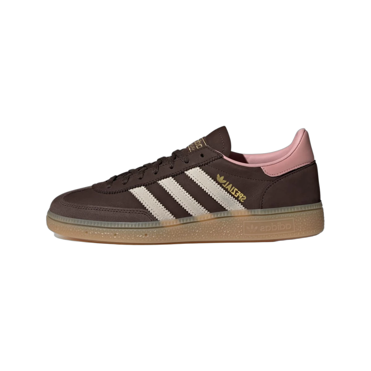 Overkicks - Adidas Handball Spezial Dark Brown Wonder Mauve (JR0852) - vista lateral