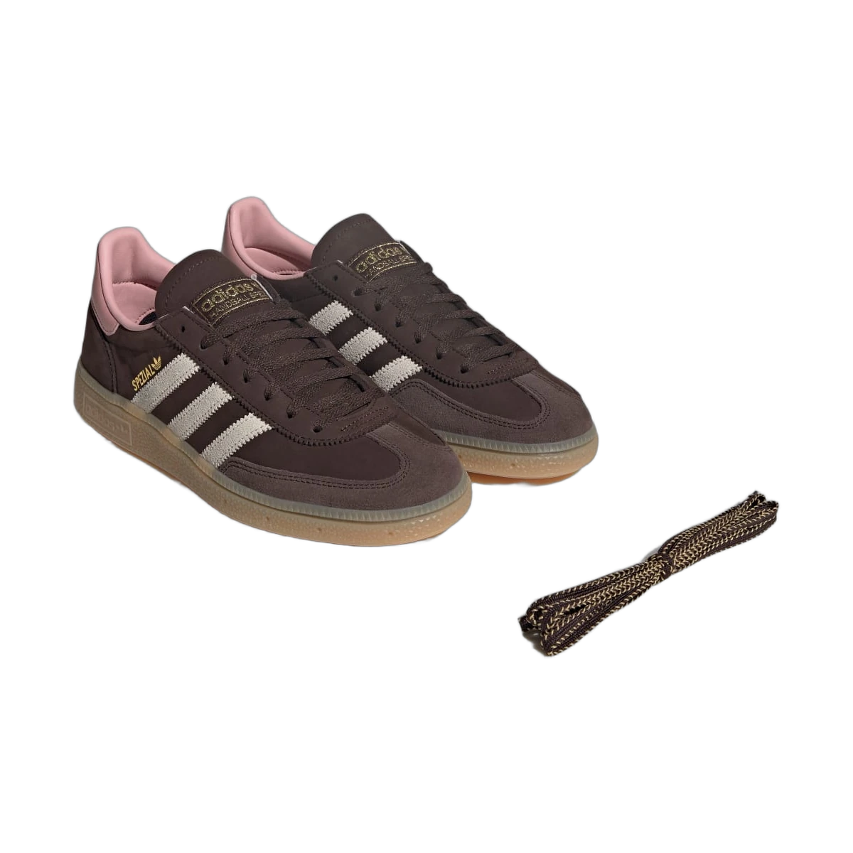 Overkicks - Adidas Handball Spezial Dark Brown Wonder Mauve (JR0852) - detalle