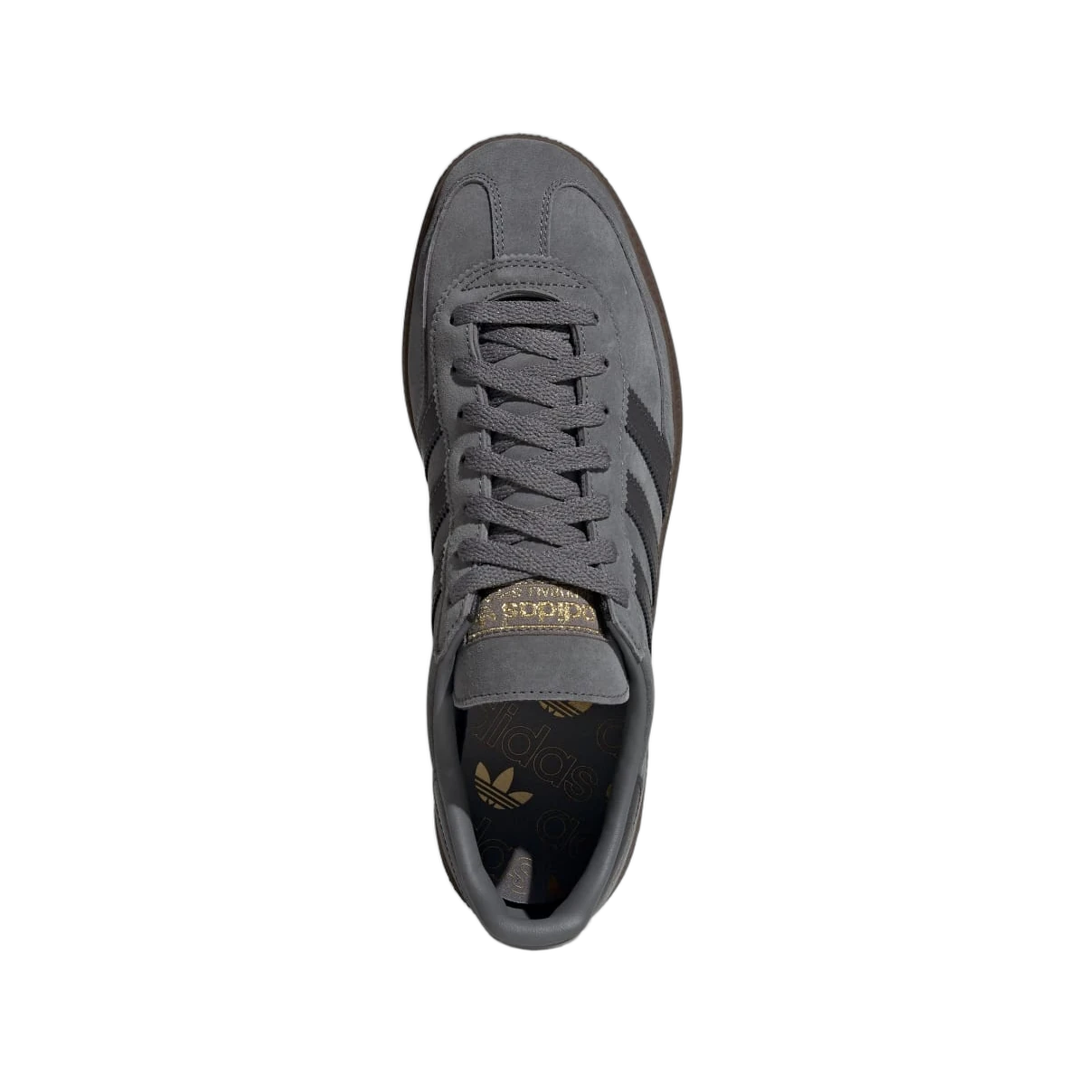 Overkicks - Adidas Handball Spezial Dark Grey Black Gum (ID8780) - vista trasera