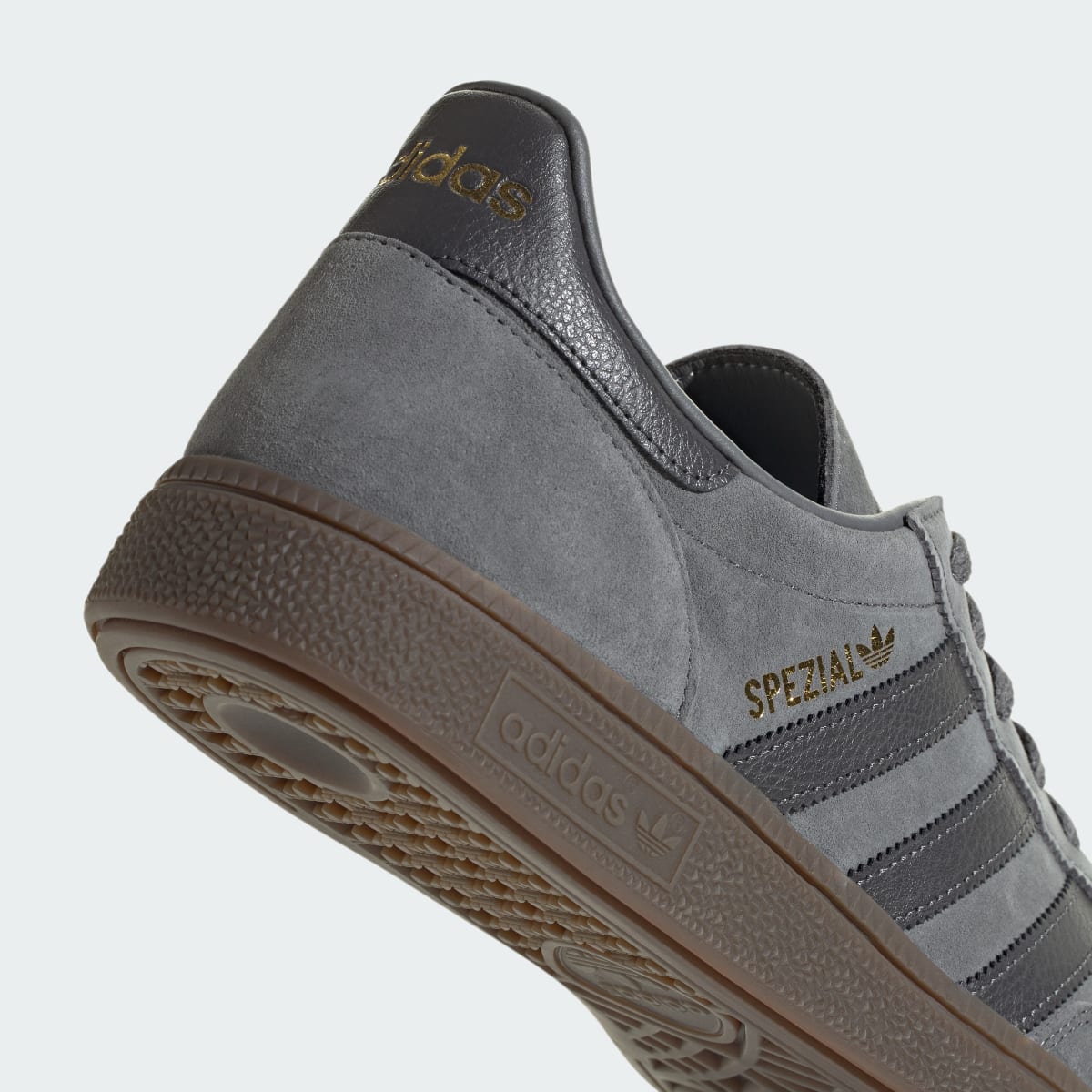 Overkicks - Adidas Handball Spezial Dark Grey Black Gum (ID8780) - detalle lateral interior