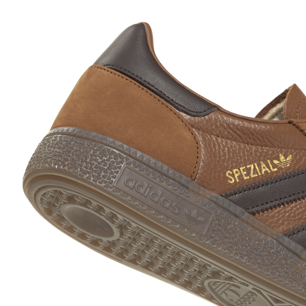 Overkicks - Adidas Handball Spezial Dusky Bronze Aurora Coffee (IH6569) - detalle lateral interior