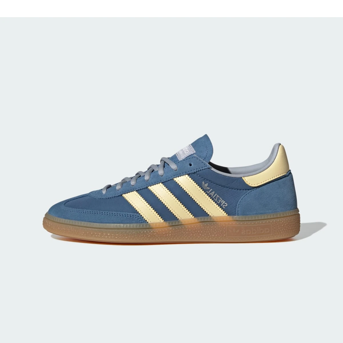 Overkicks - Adidas Handball Spezial Dusky Ink Easy Yellow (KK2693) - vista lateral
