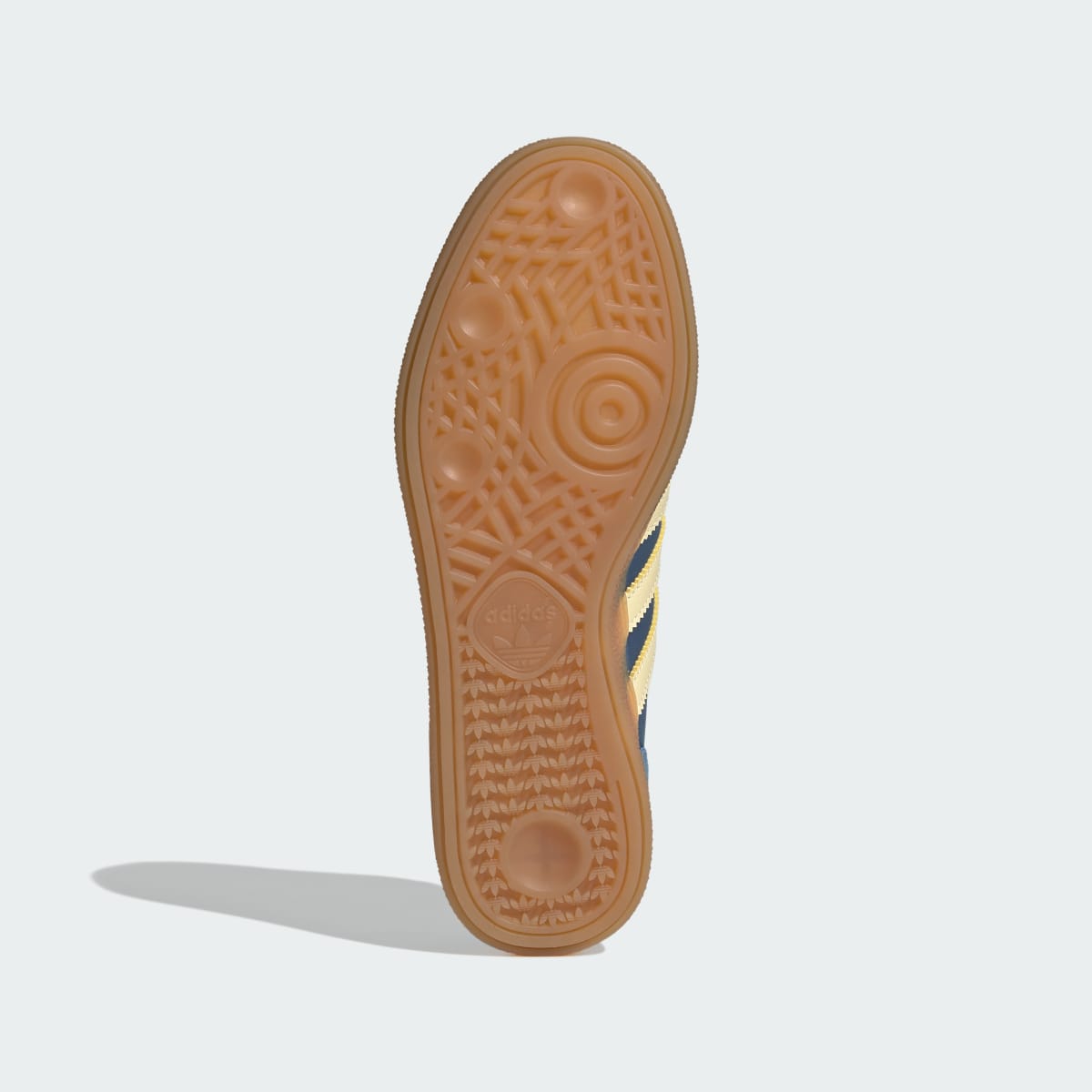 Overkicks - Adidas Handball Spezial Dusky Ink Easy Yellow (KK2693) - detalle suela