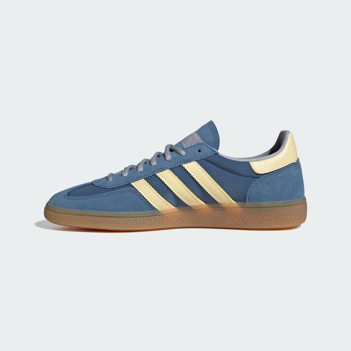 Overkicks - Adidas Handball Spezial Dusky Ink Easy Yellow (KK2693) - detalle talón