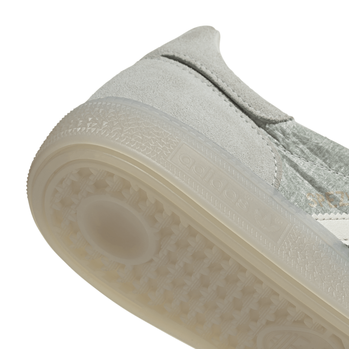 Overkicks - Adidas Handball Spezial Dyneema Pack Orbit Grey Green (JR3660) - detalle lateral interior